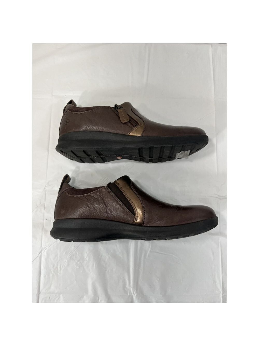Clark’s Un Adorn Unstructured Brown Shoes Sz 7 N Brown Copper - Picture 4 of 16